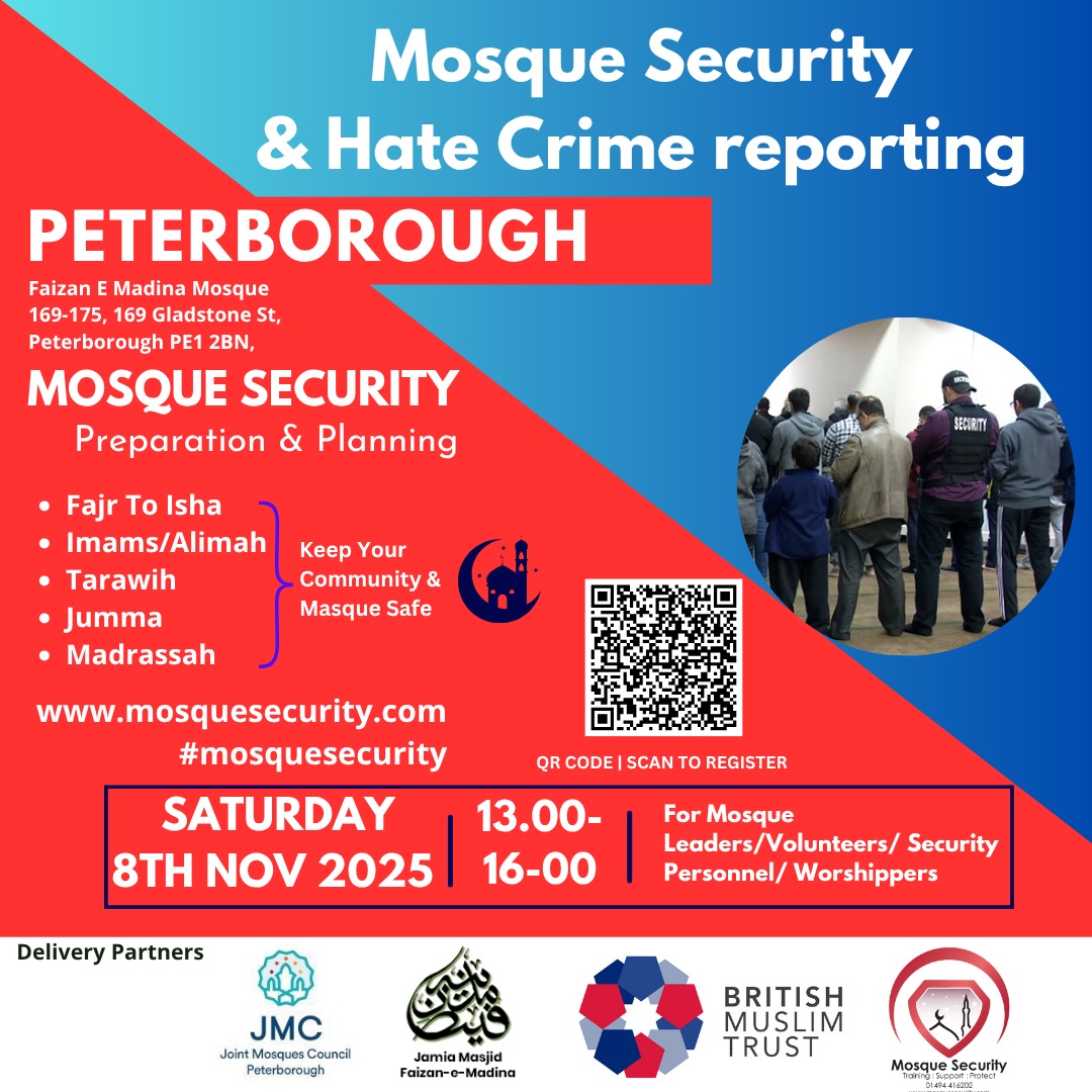 Mosque Security & Hate Crime Reporting (Peterborough)