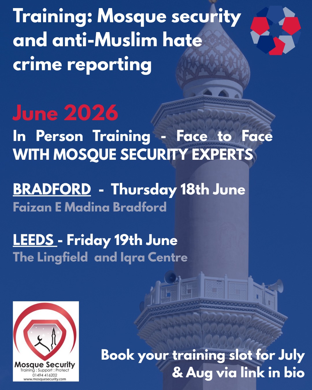 Strengthening Community Safety: Mosque Security & Anti-Muslim Hate Crime Reporting Training