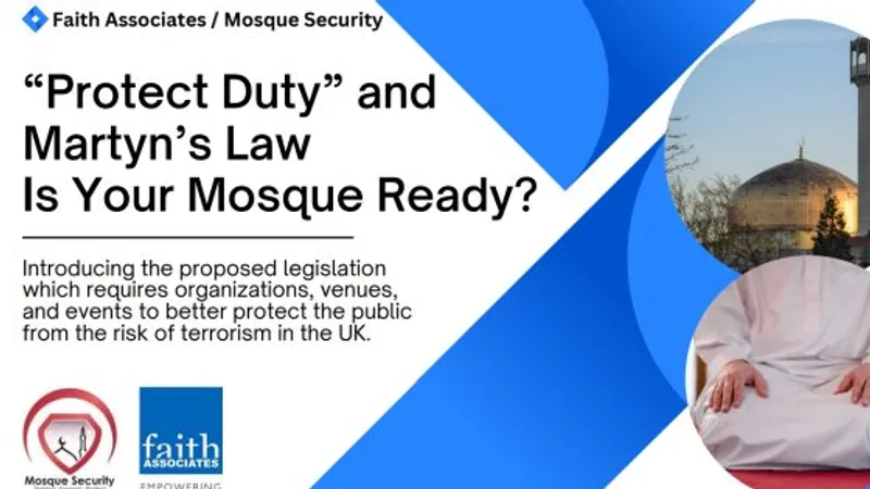 Protect Duty and Martyn's Law Training